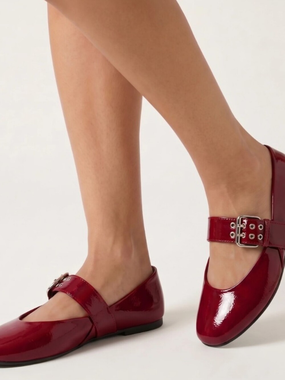 NWOT Madden NYC Red Patent Ballet Flat - Size 8